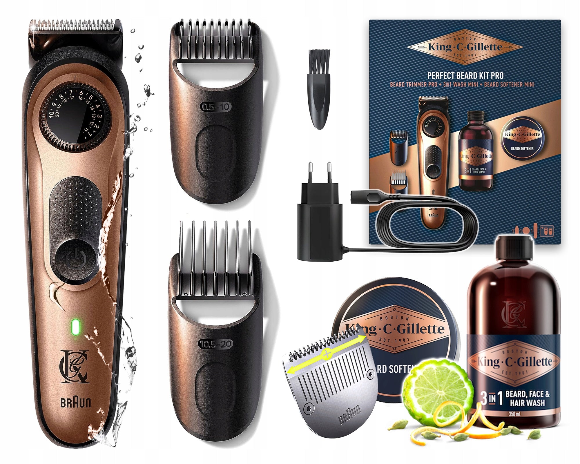 King C Gillette Pro Ultimate LifeTime Sharp Hair Clipper Trimmer
