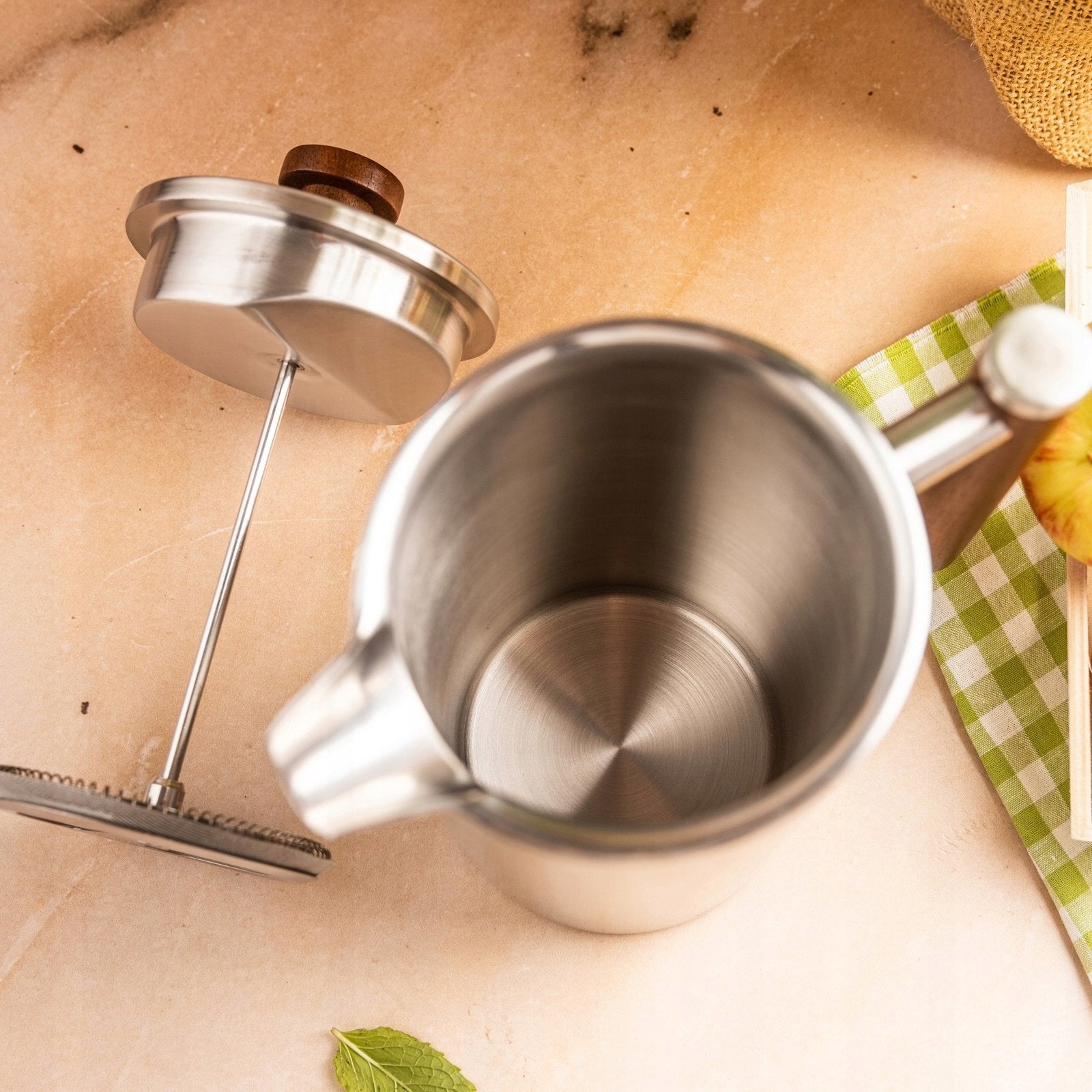 KingHoff STEEL PISTON INFUSER FOR TEA 1L KH-1995