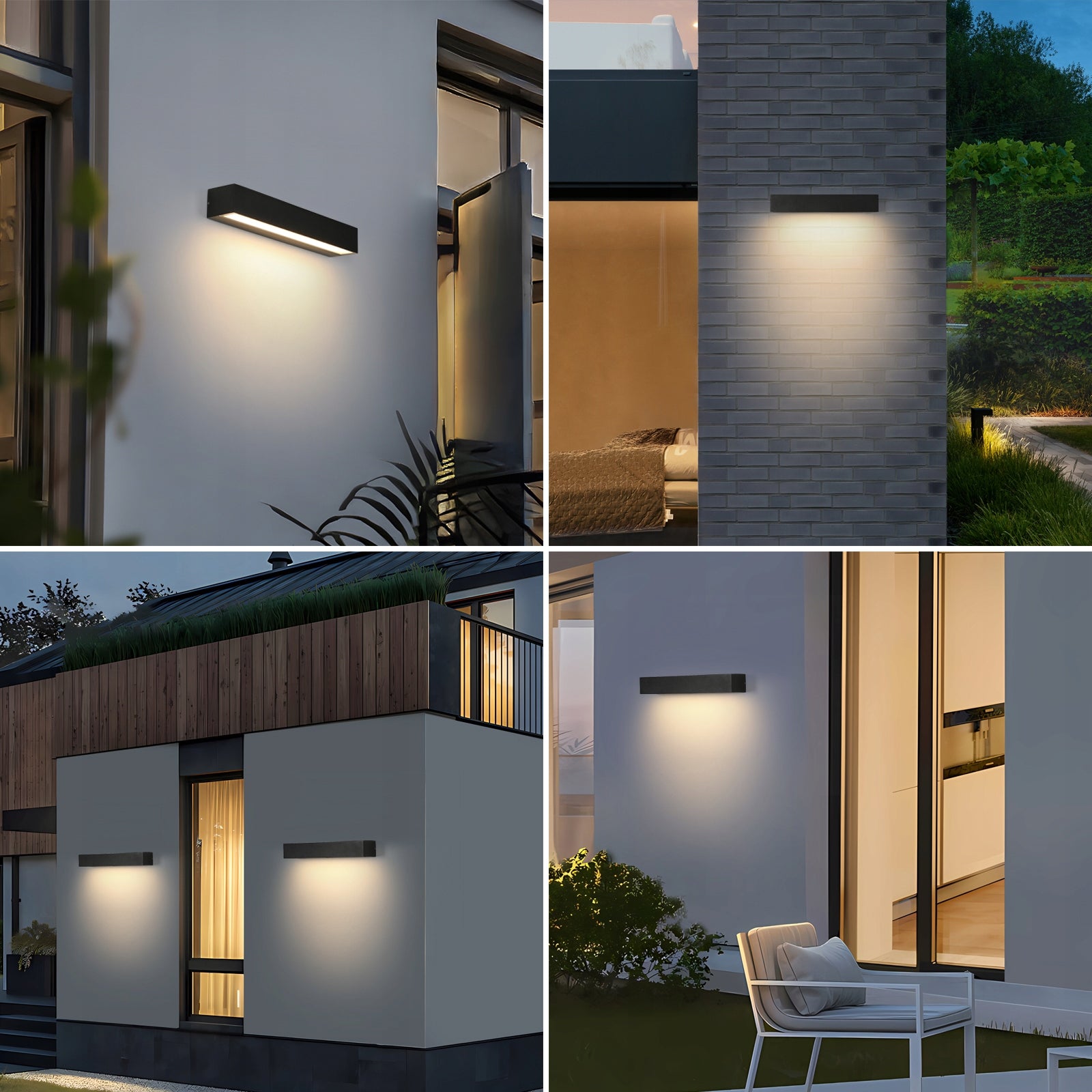 Kinkiet Scienny Lampa Led Zewnetrzny Czarny Wodoodporny 16w 3000k Ip65 Color black