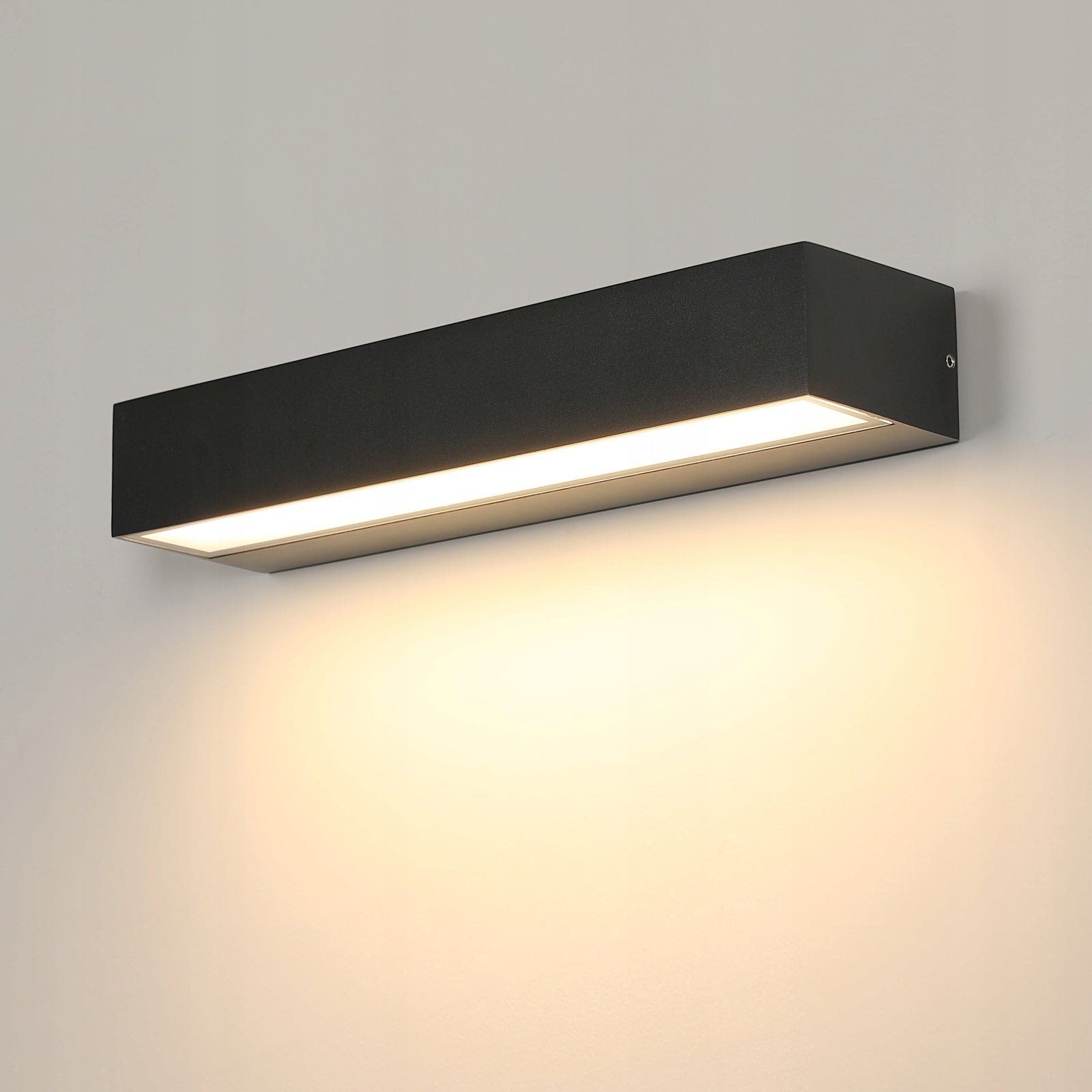 Kinkiet Scienny Lampa Led Zewnetrzny Czarny Wodoodporny 16w 3000k Ip65 Packaging status original