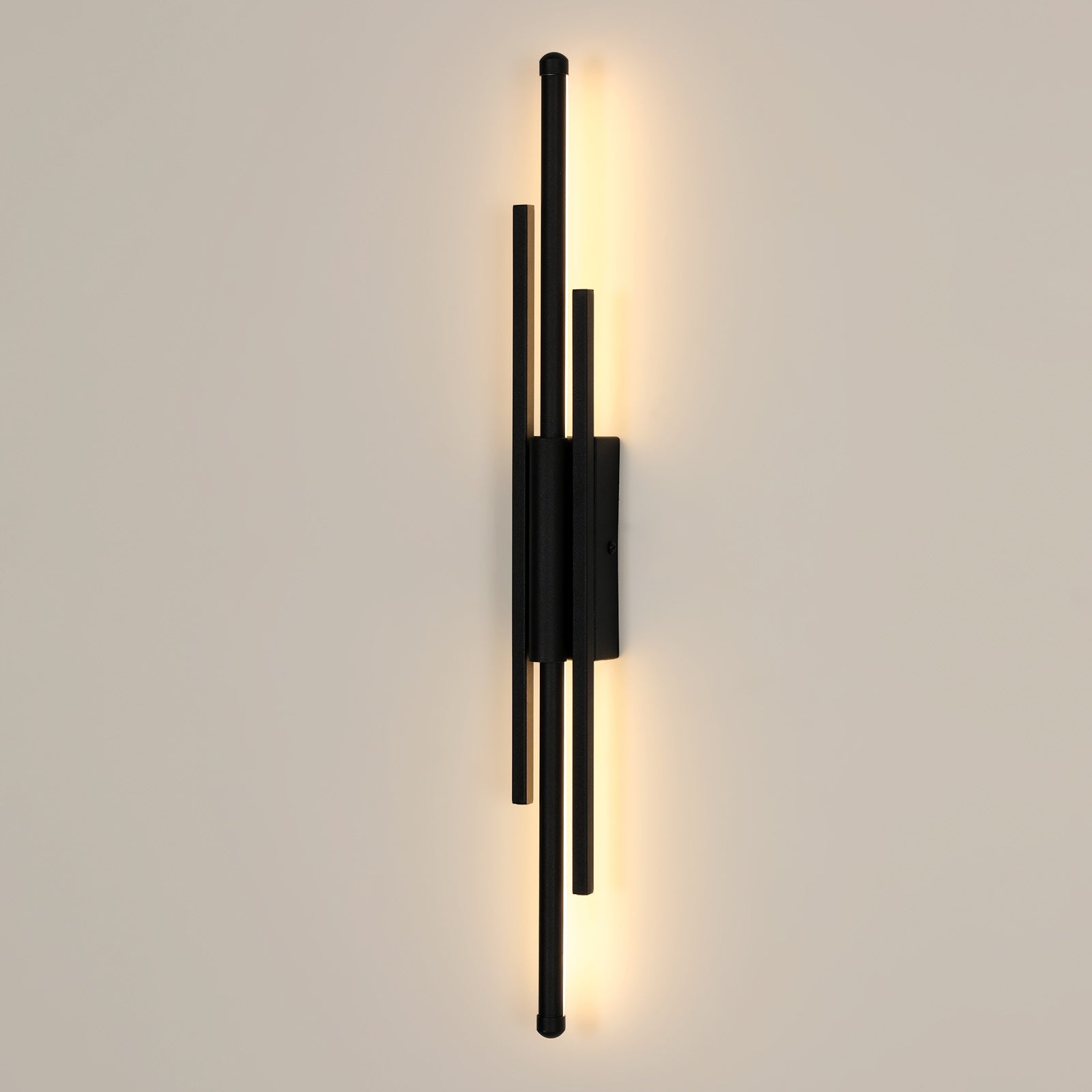 Kinkiet Ścienny Led Lampa Czarny Wewnętrzny Nowoczesny Loft Salonu 8w 3000k