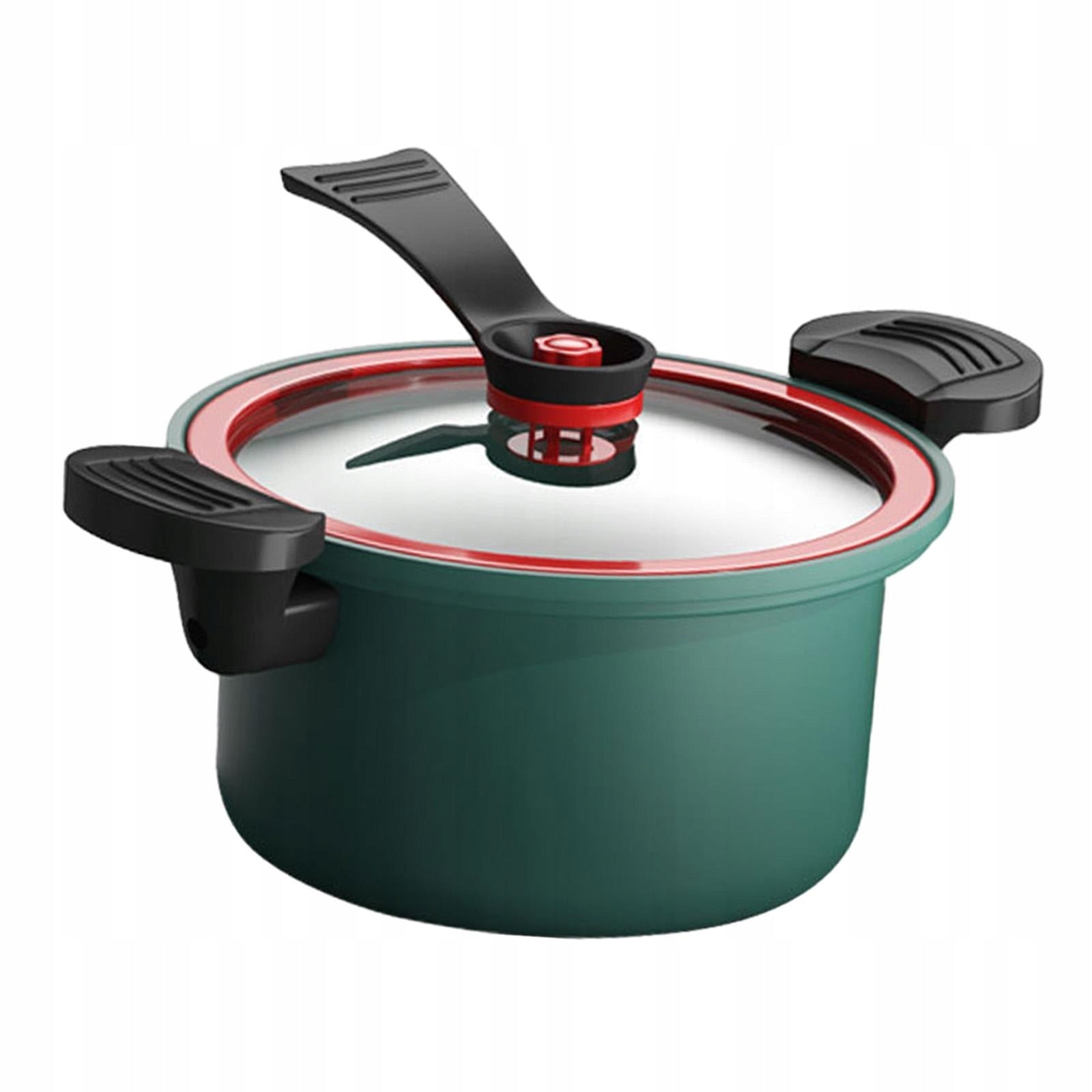 Kitchen Cooking Pot Easy Clean Heat Resistant Energy Efficient Base green