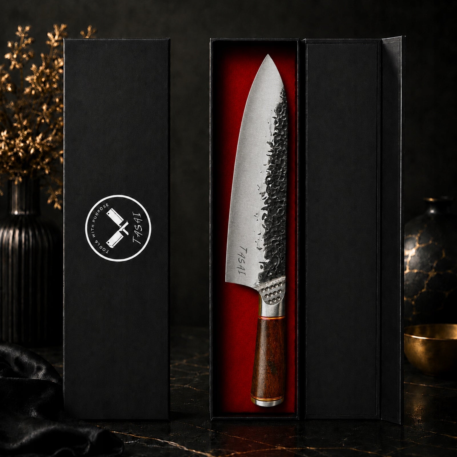 Kitchen Knife Japanese Chef SHARP TASAI 21 cm Packaging status original