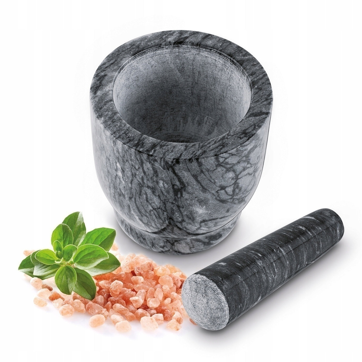 Kitchen MORTAR PESTLE Solid for SPICES HERBS Natural Tadar 10,5 Packaging status original