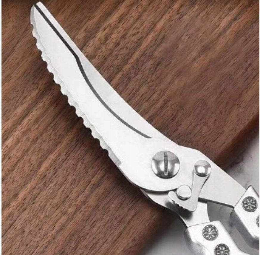 Kitchen Scissors For Chicken Multifunctional Steel For Poultry, Vegetables, Herbs Brand Yukko Japan