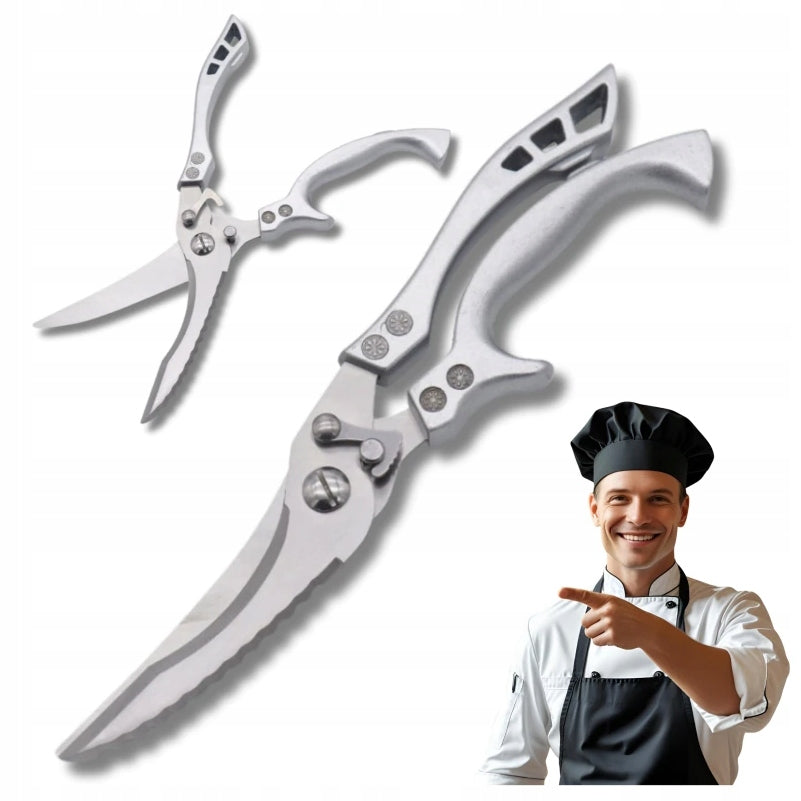 Kitchen Scissors For Chicken Multifunctional Steel For Poultry, Vegetables, Herbs