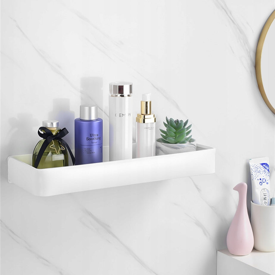 Kitchen bathroom shelf hanging loft 40cm white for shampoo liquids Brand Forb