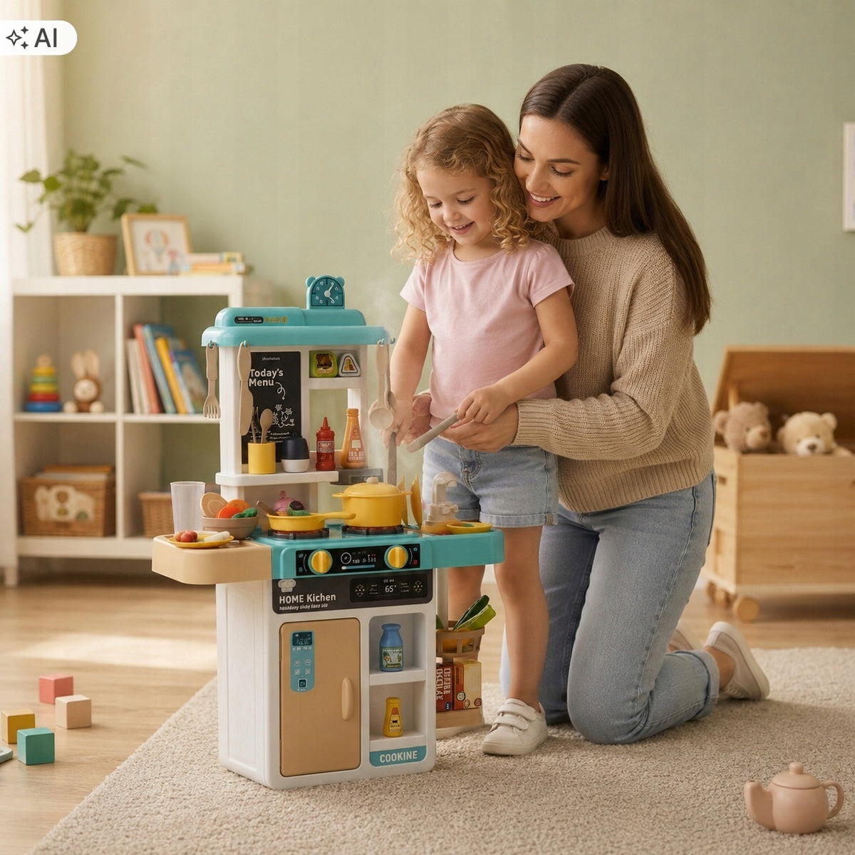 Kitchen for Children Water in the Tap Couple Accessories realistic toy 3 4 5 Packaging status original