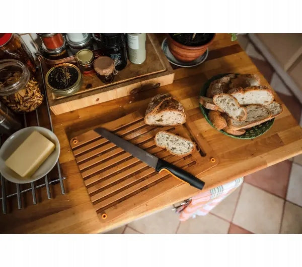Kitchen knife for bread Fiskars 1057538 Stainless steel 21cm Packaging status original