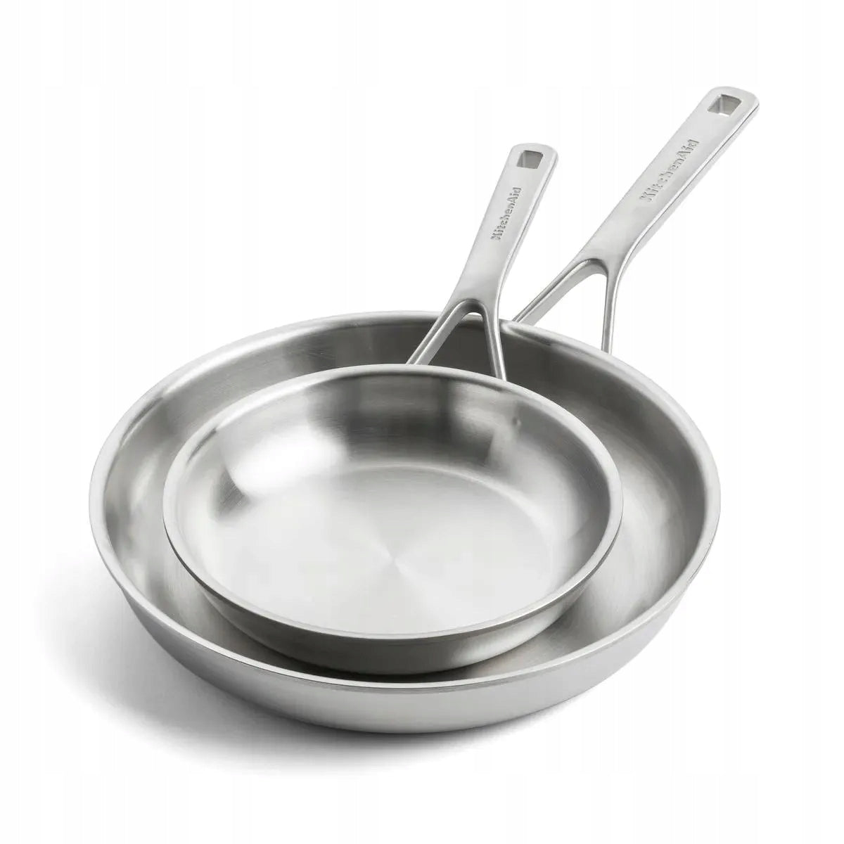 KitchenAid Set of 2 Pans Multi-Ply 20+28 cm stainless steel induction