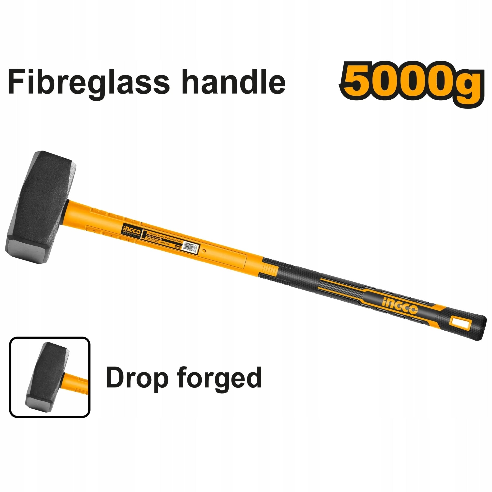 Kladivo 5000g sklolaminát KLC, Ingco