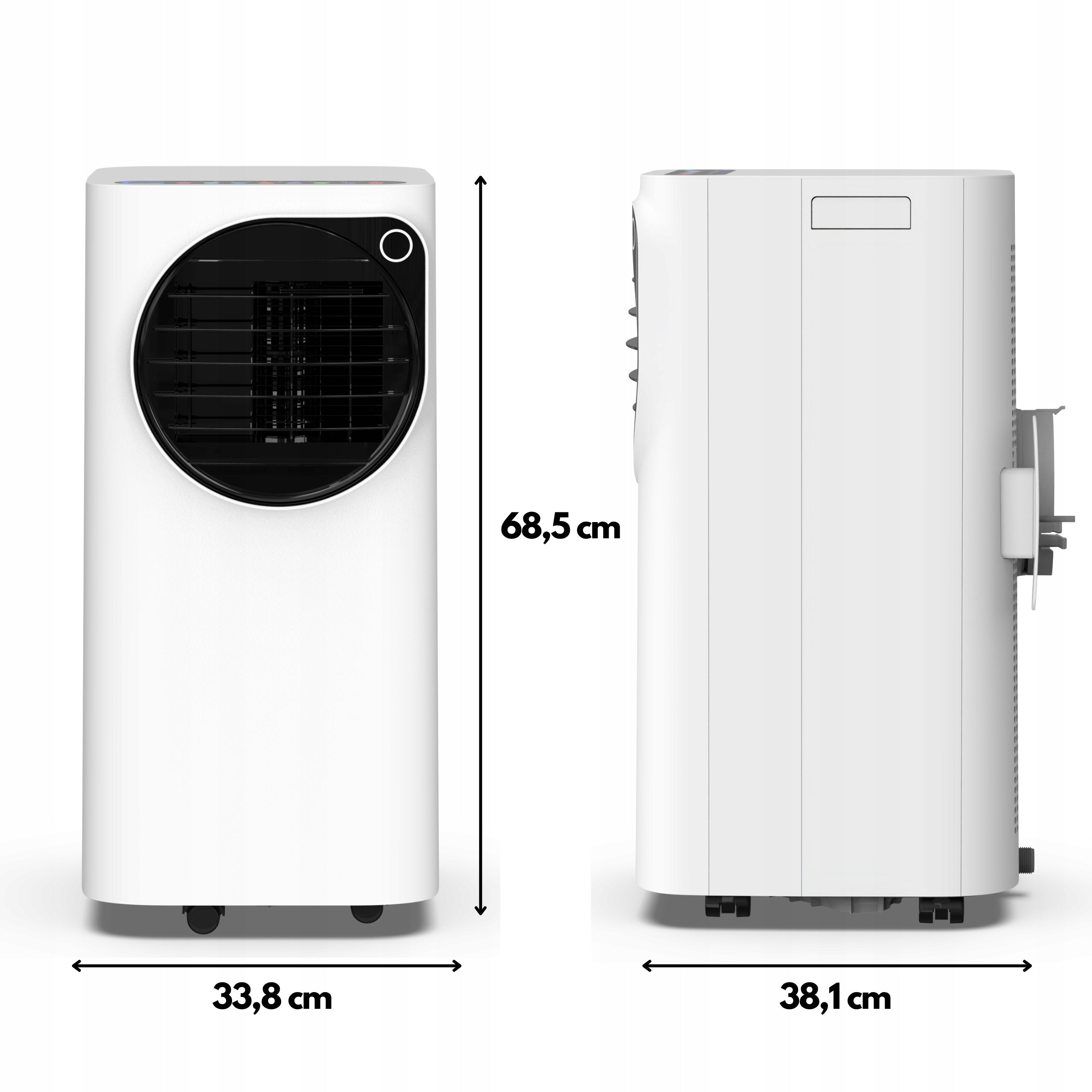 Klimatyzator przenośny 4w1 FROZONE 3,3kW 35m2 Osuszacz +WiFi +Pompa ciepła Moc 3250 W