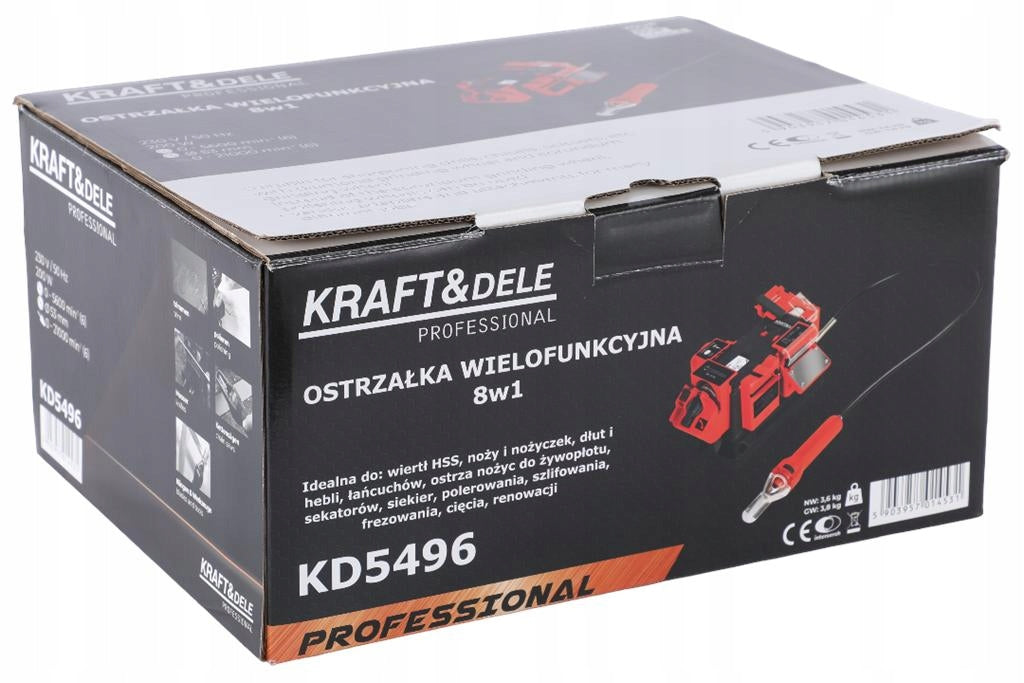 Knife Drill Sharpener Multifunction Chisel 8in1 220W Kraft&Dele Tool weight 4 kg