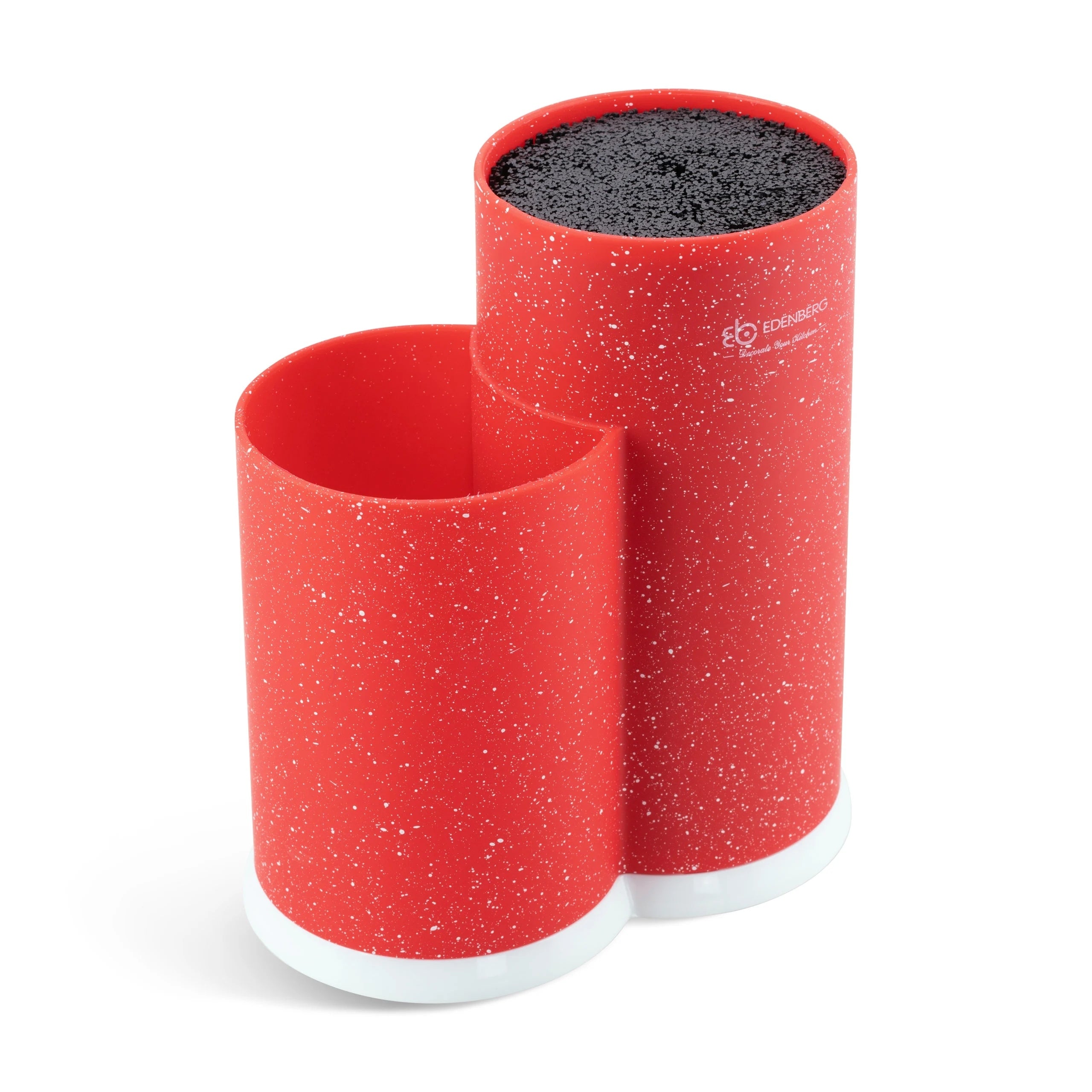 Knife Stand Edenberg I Kitchen Utensil Container , Plastic, Red
