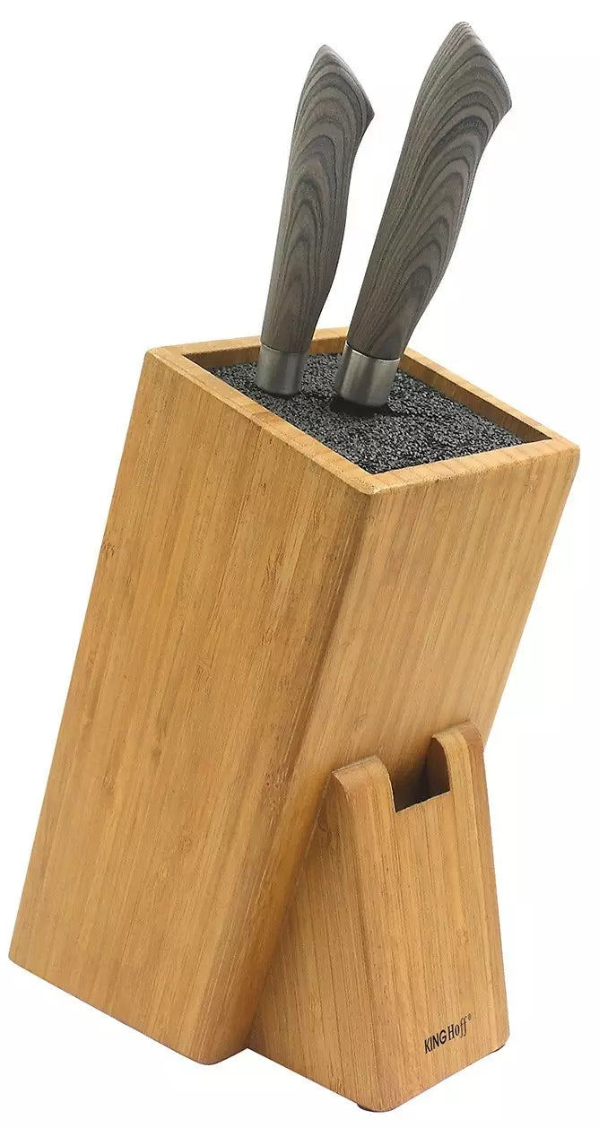 Knife block, bamboo 10,5x10,5x25cm Kinghoff