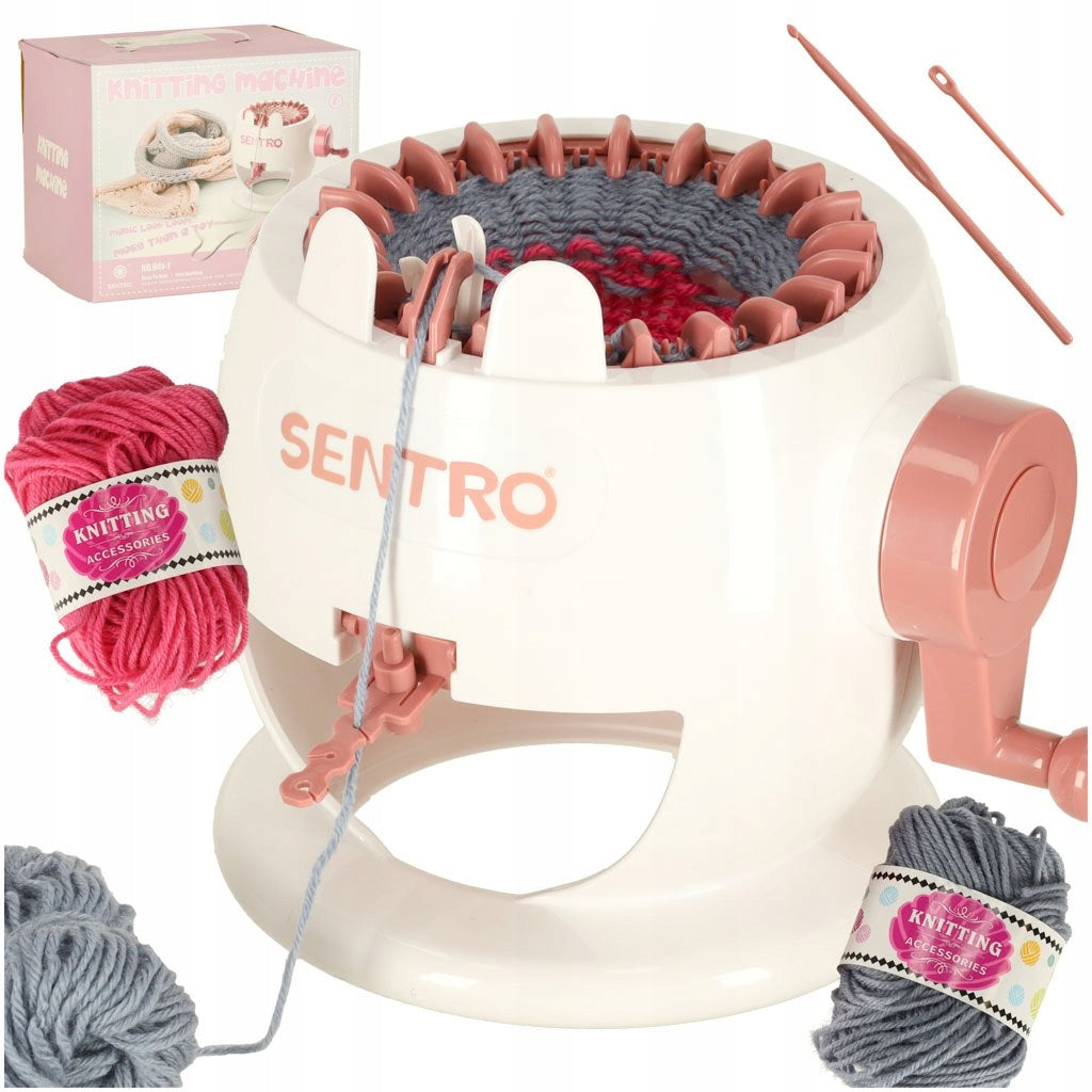 Knitting Weaving Sewing Machine 22-Needle Loom + 2 Balls Yarn