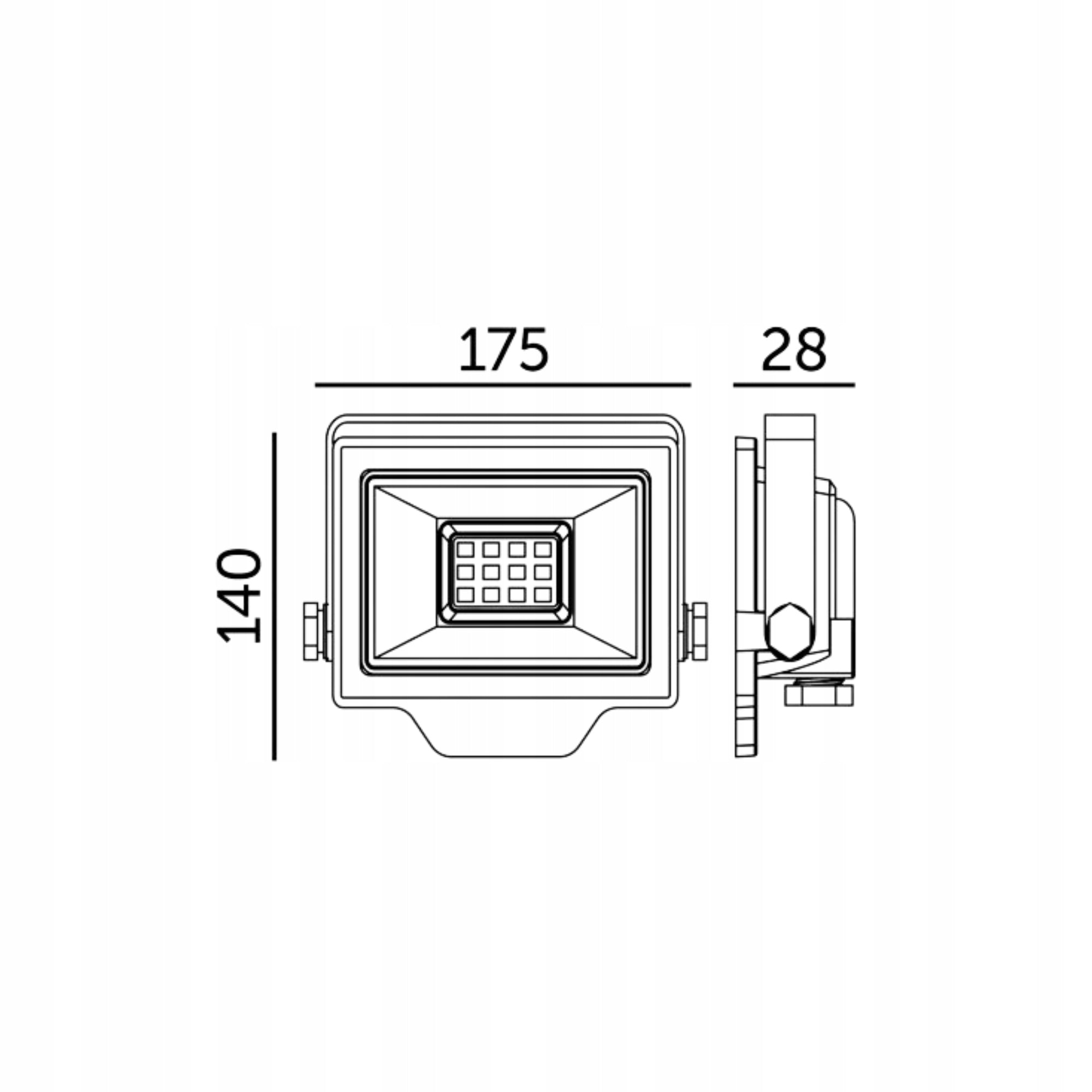 Kobi LED Floodlight DELYO MHN Black for Driveway Terraces 50W IP65 004230 Brand Kobi
