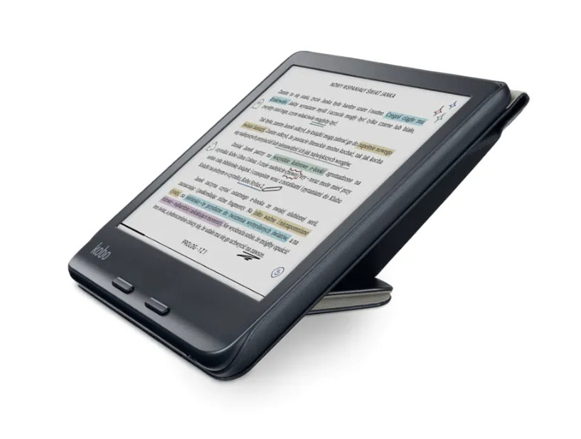 Kobo Libra Colour protective case for ebook reader with flap black Manufacturer code N428-AC-BK-E-PU