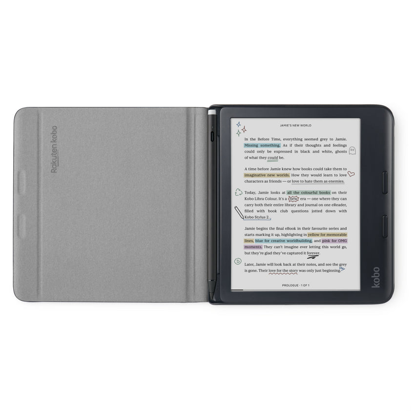 Kobo Libra Notebook protective case with flap beige Manufacturer code N428-AC-SB-N-PU