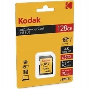 Kodak 128GB SD UHS-I U3 V30 Ultra Card Manufacturer Kodak