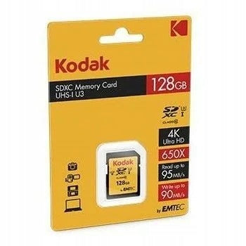 Kodak 128GB SD UHS-I U3 V30 Ultra Card