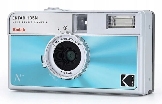 Kodak EKTAR H35N compact film camera 35 mm blue, silver Brand Kodak
