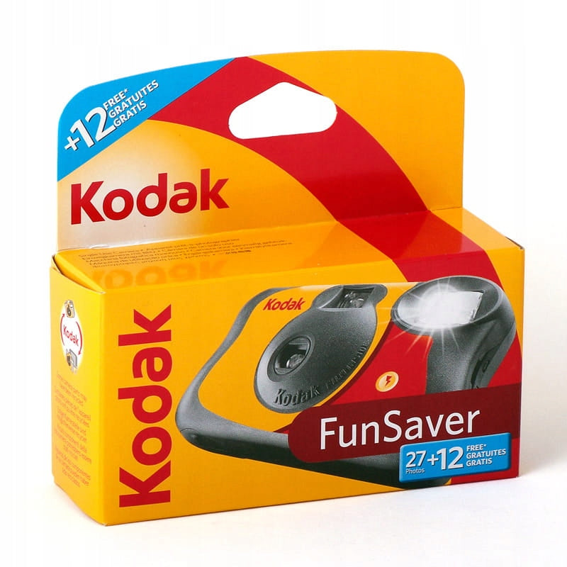 Kodak Fun Saver disposable camera 800/39 flash disposable with lamp