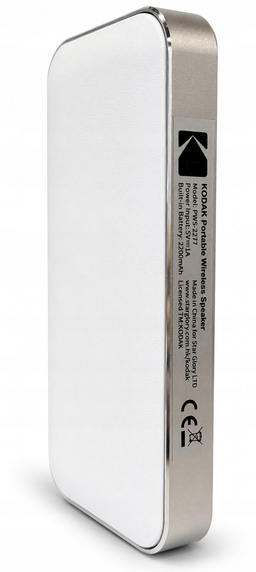 Kodak PWS-2277 – 10W Portable Bluetooth Speaker with Powerbank silver Manufacturer code PWS-2277 SILVER