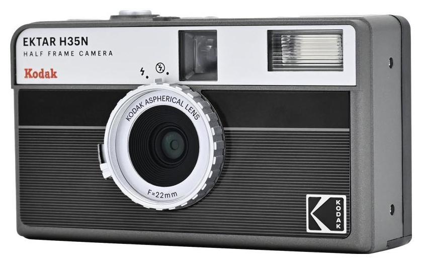 Kodak half-frame analog camera EKTAR H35N Camera Striped Black Packaging status original