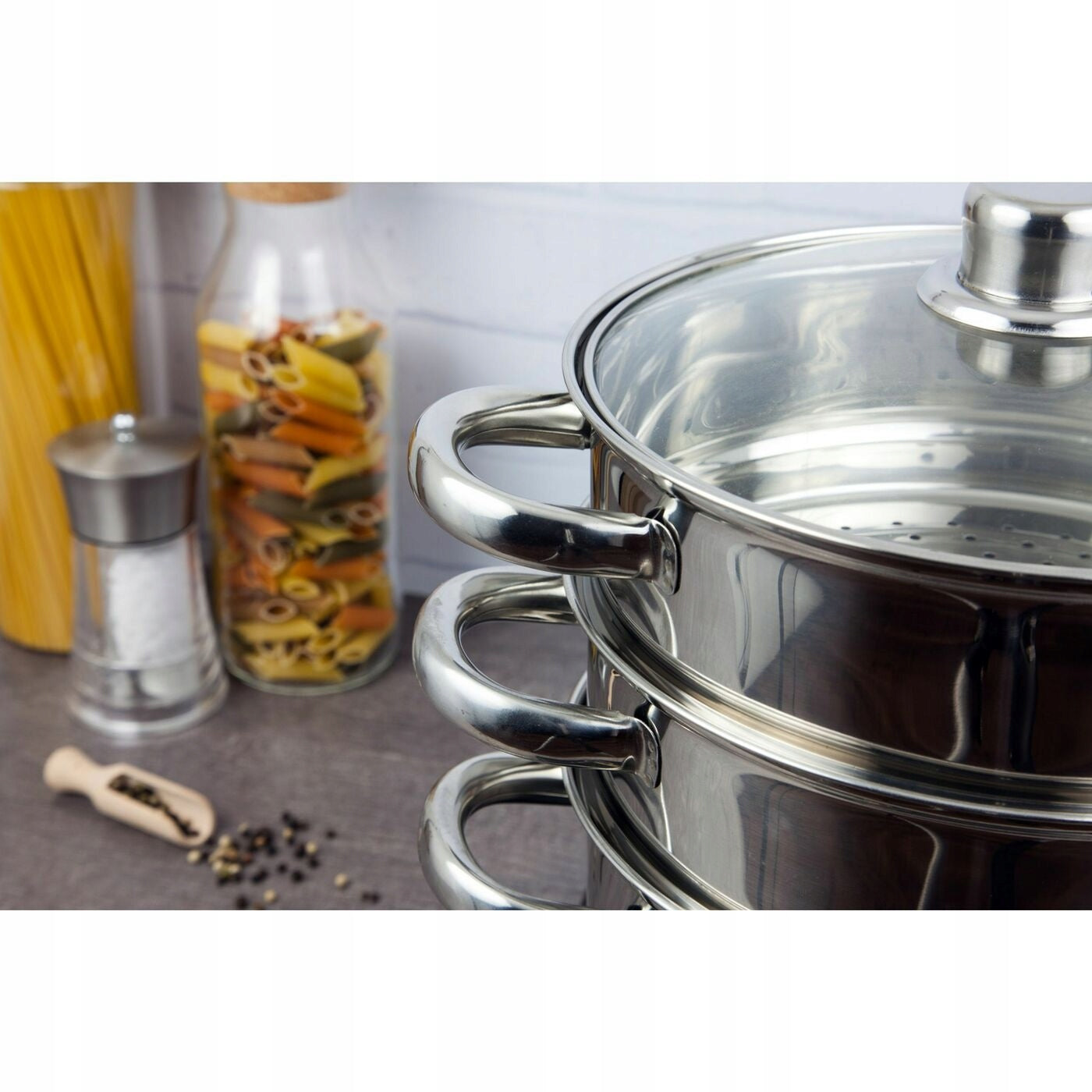 KonigHOFFER steaming pot 20cm 5 pieces Capacity 3.3 l