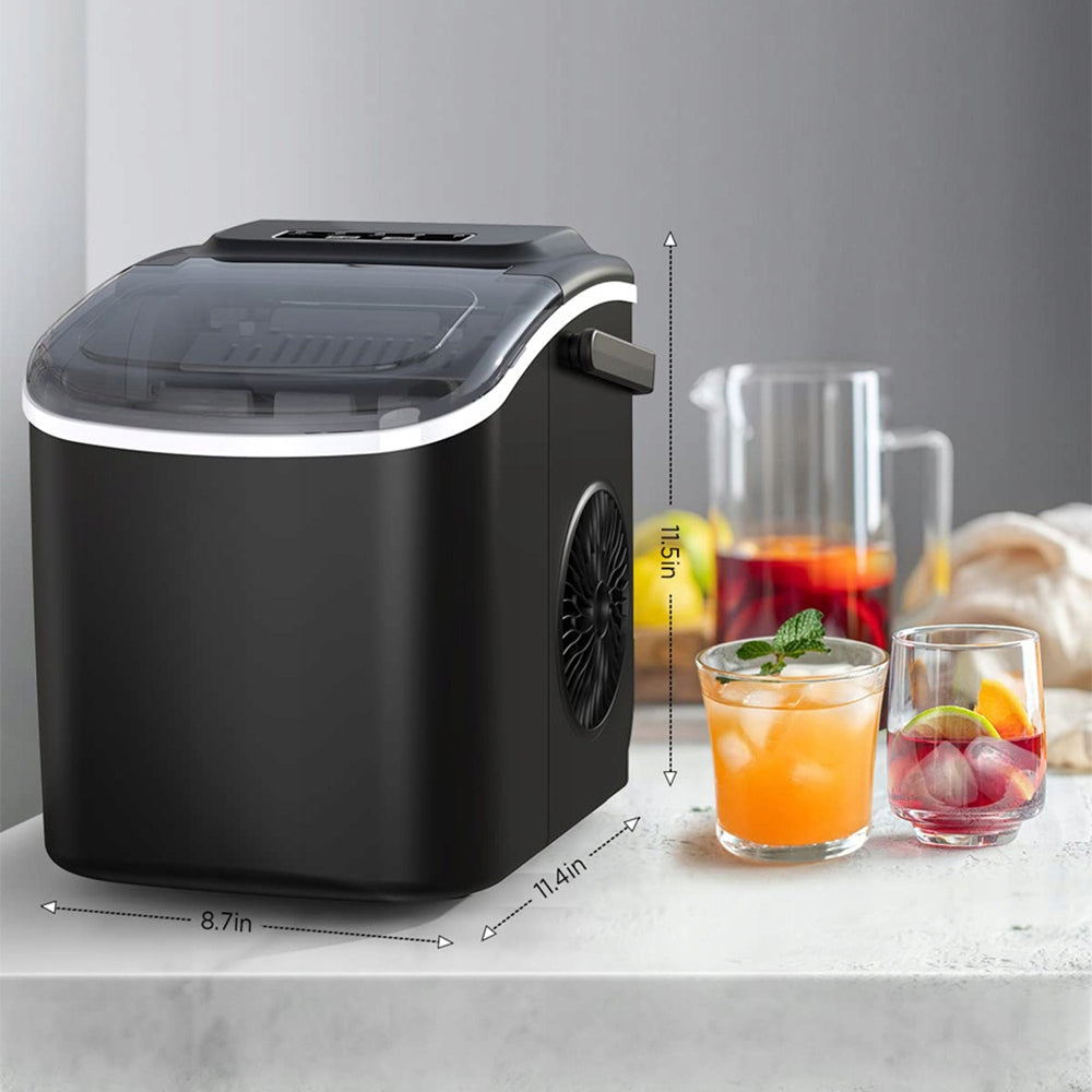 Kostkarka do lodu Ice Cube Maker czarna 12 kg/24 h Brand no brand