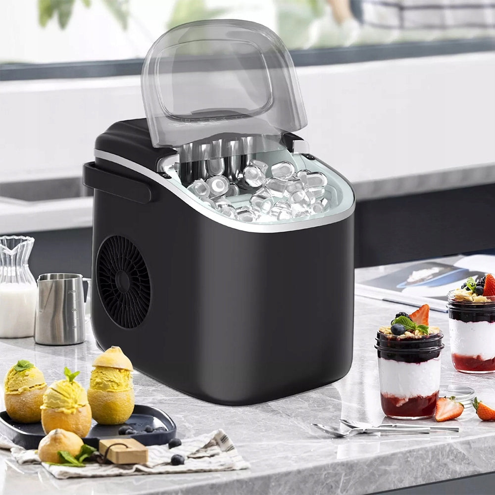 Kostkarka do lodu Ice Cube Maker czarna 12 kg/24 h Dominant color black