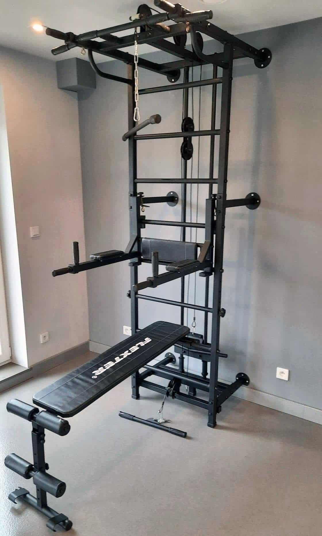 Kraft System 3-in-1 Home Gym - Black Elite Brand no brand