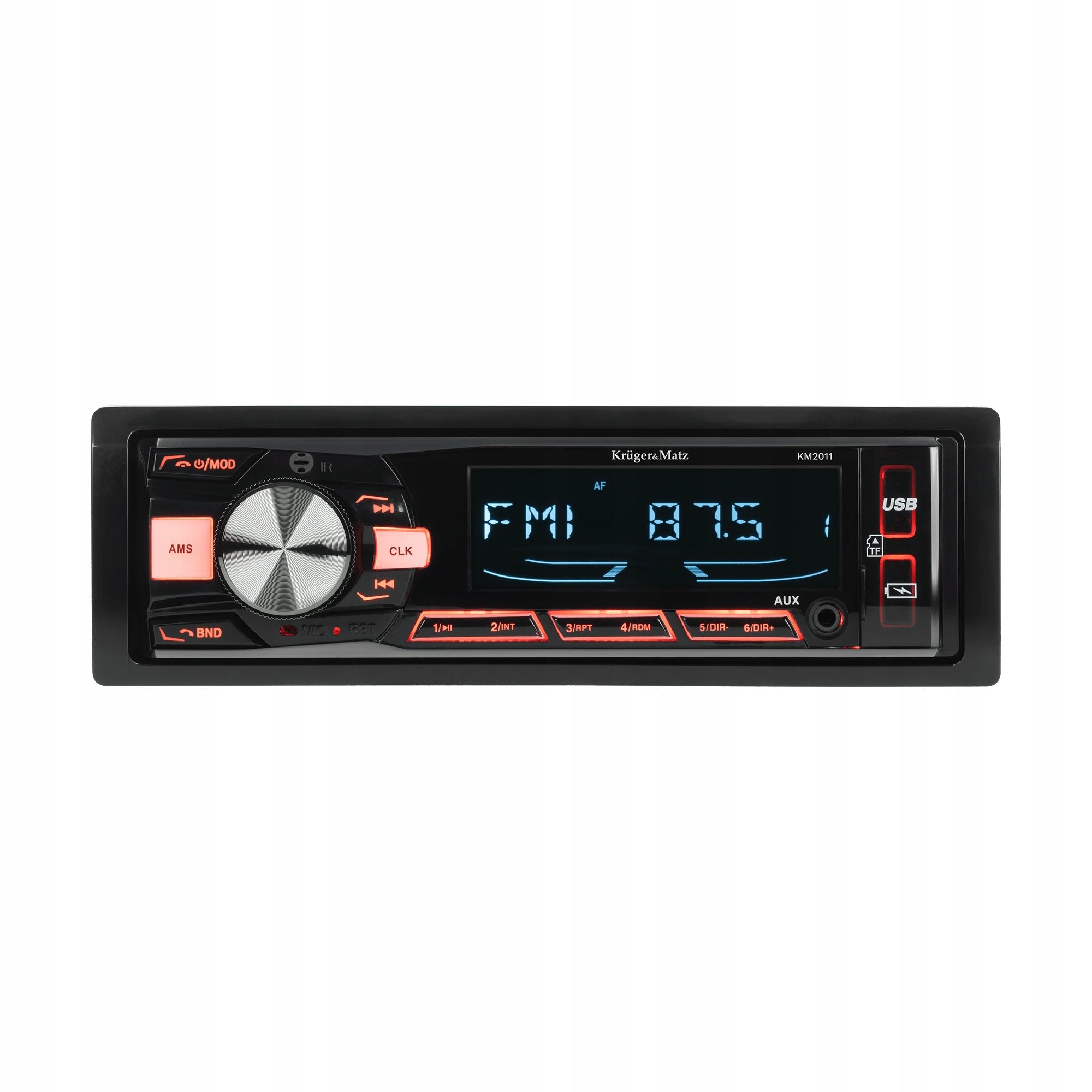 Kruger&Matz KM2011 Car radio Bluetooth AUX MP3 USB Brand Kruger&Matz