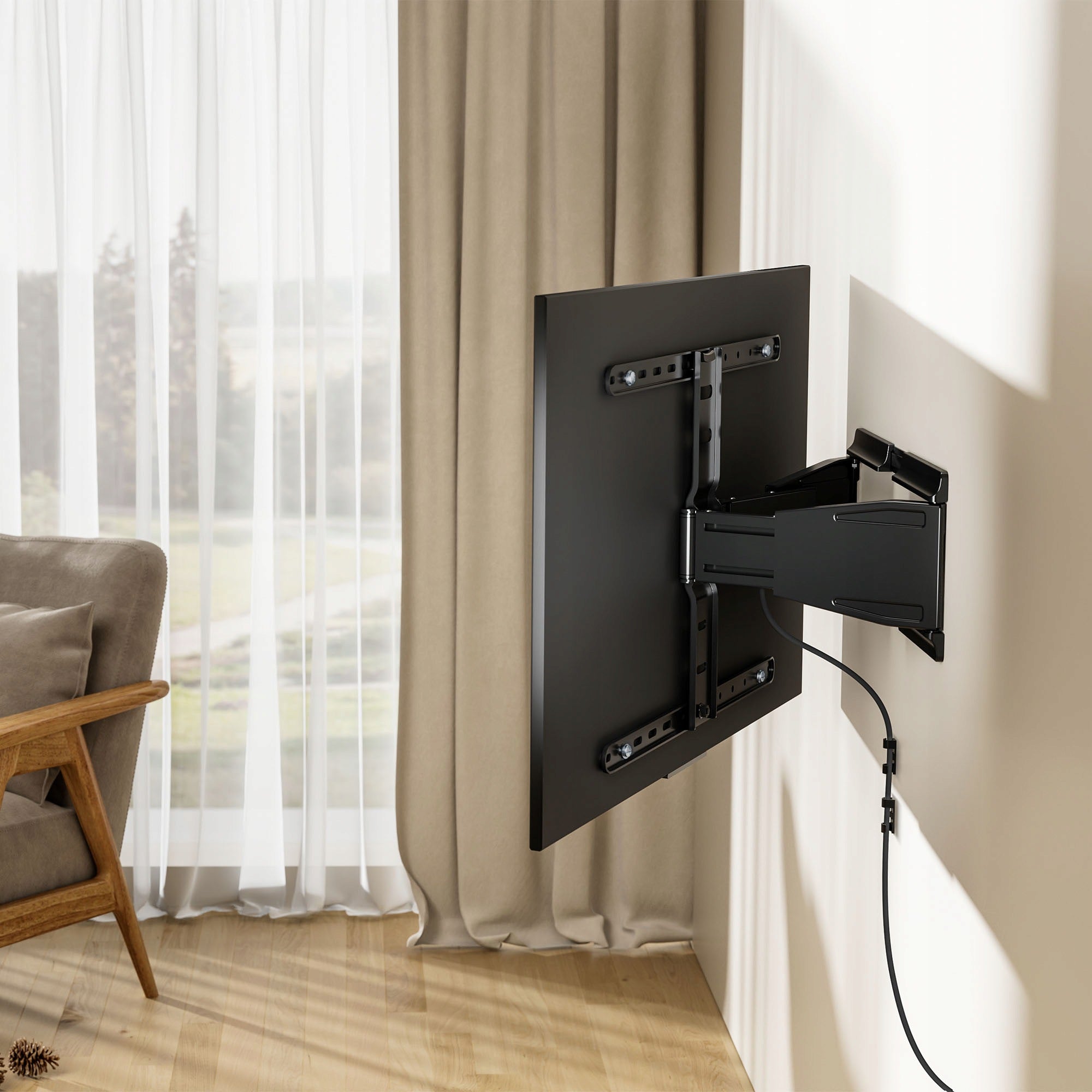 Kruger&Matz Ultra Slim 43"-90" Universal Wall Mount Adjustable Model KM1308