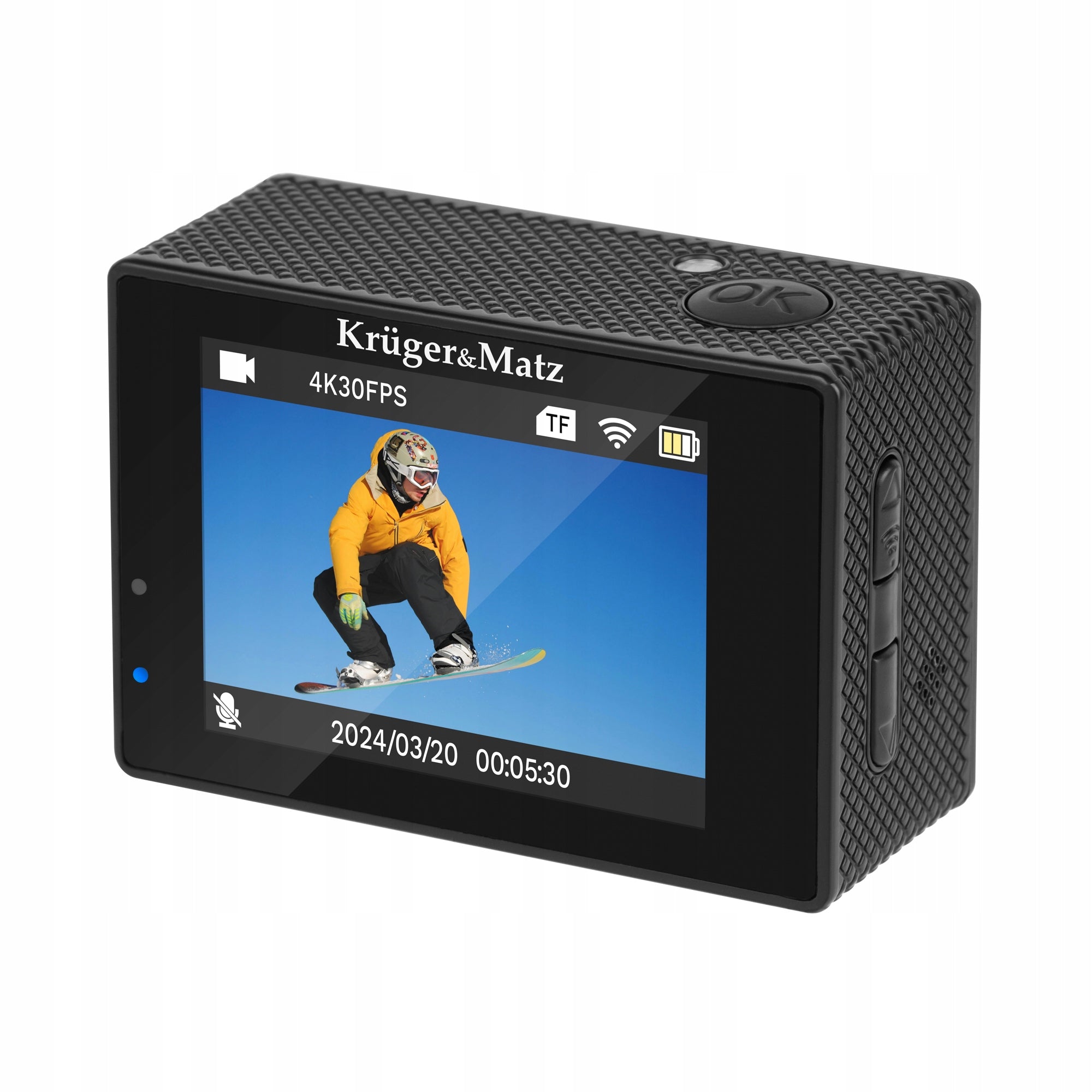 Kruger&Matz Vision L400 Sports camera with 4K waterproof housing Model L400