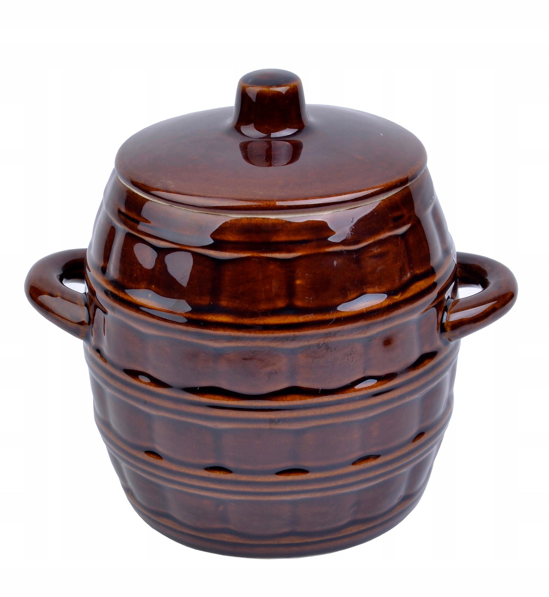 Krystynka stoneware barrel for pickling cucumbers for sourdough bread 2,5L Q14