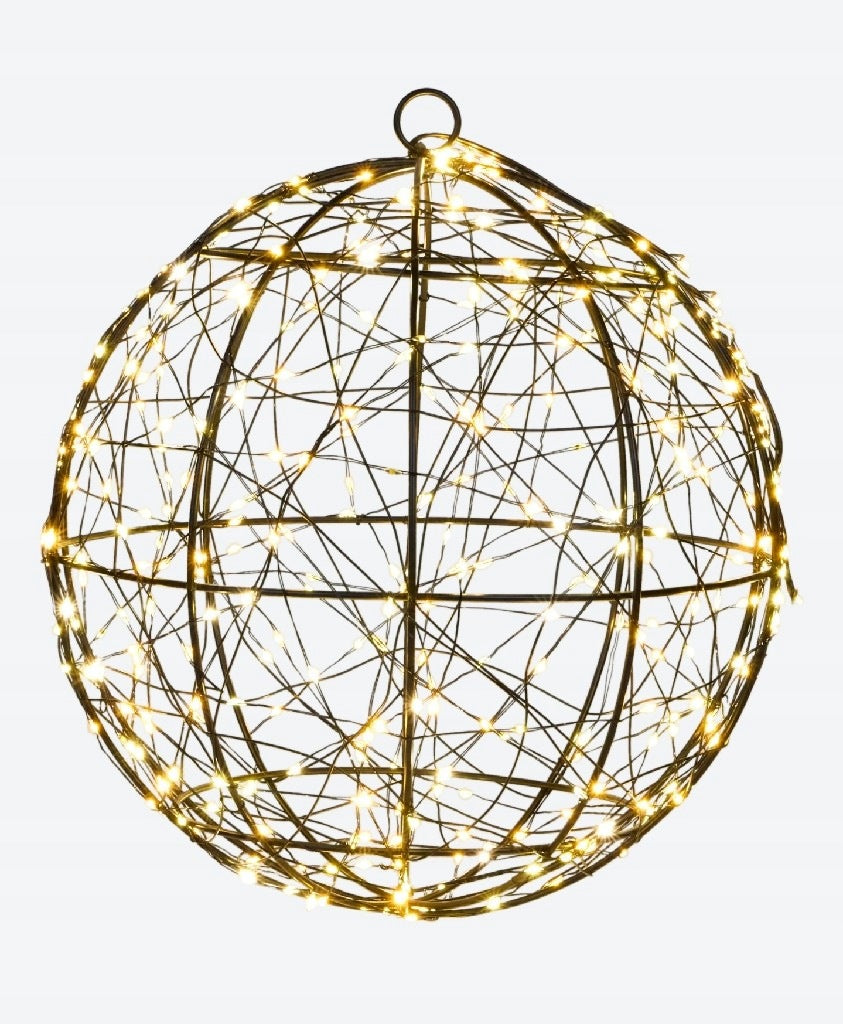 Kula świetlna LED 30 cm 140 diod ciepła biel migocząca timer wnętrze/ogród Manufacturer code 3218312