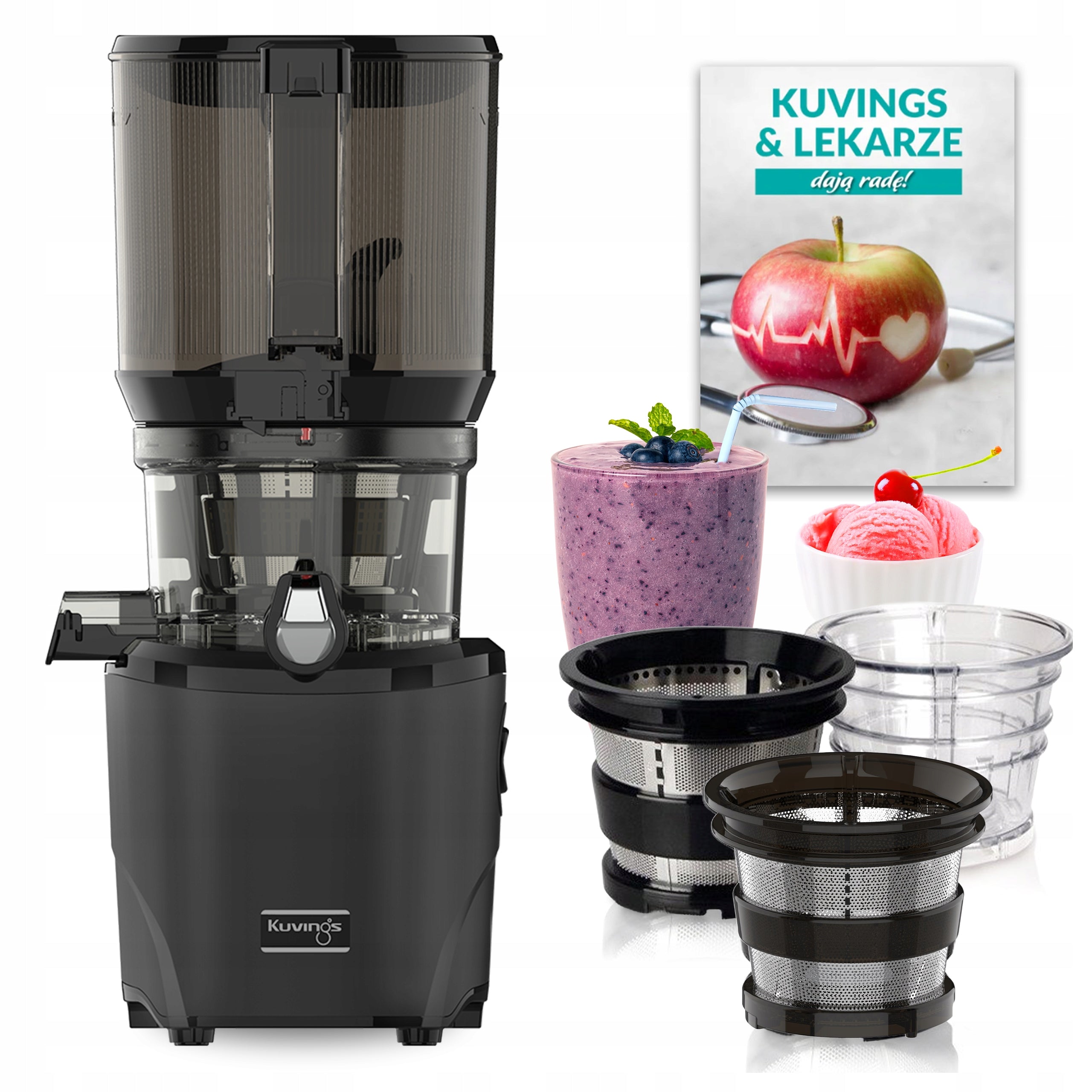 Kuvings Auto10s Slow Juicer for Vegetable Fruit Juices 3 Sita