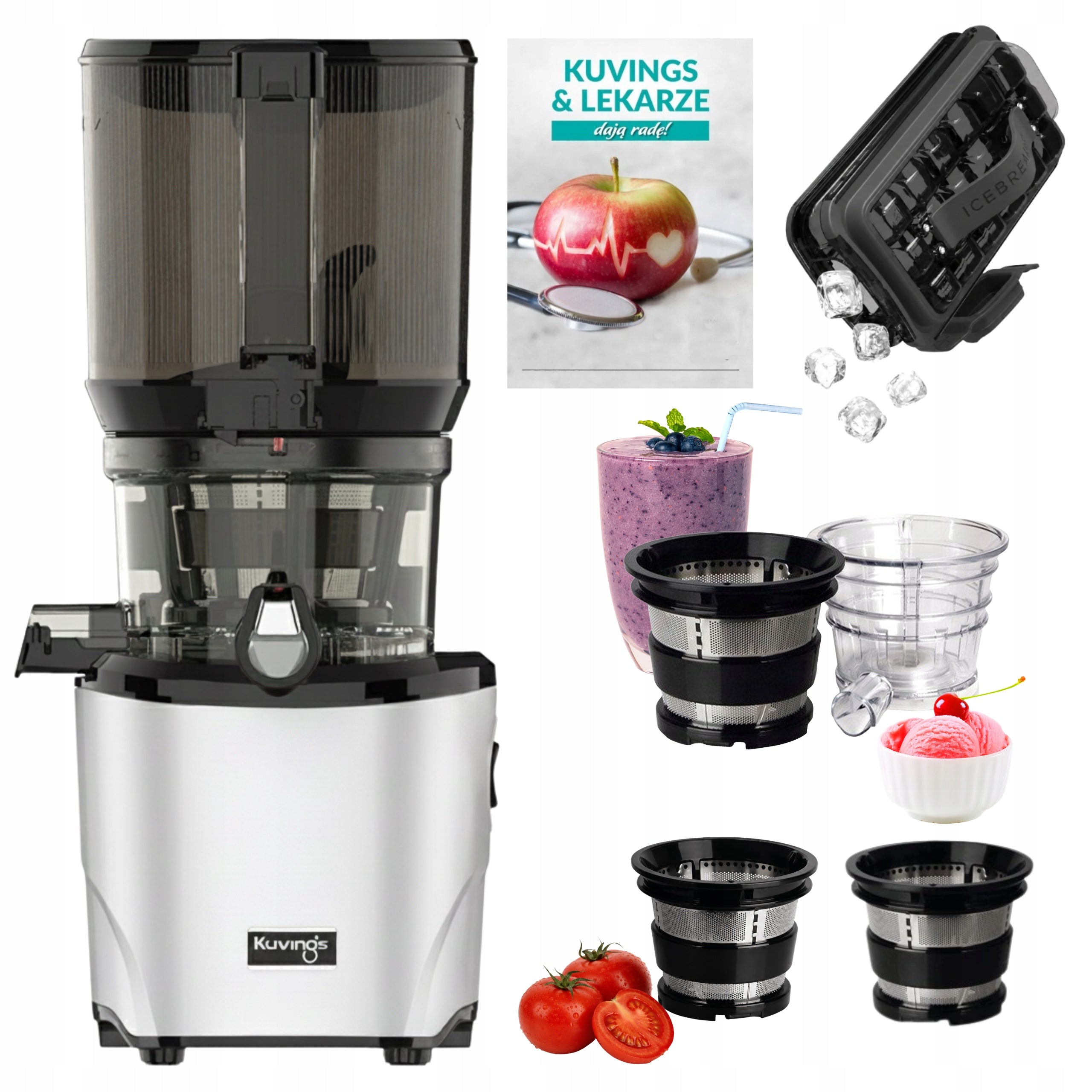 Kuvings Auto10s Slow Juicer for Vegetable Fruit Juices 4 Sita