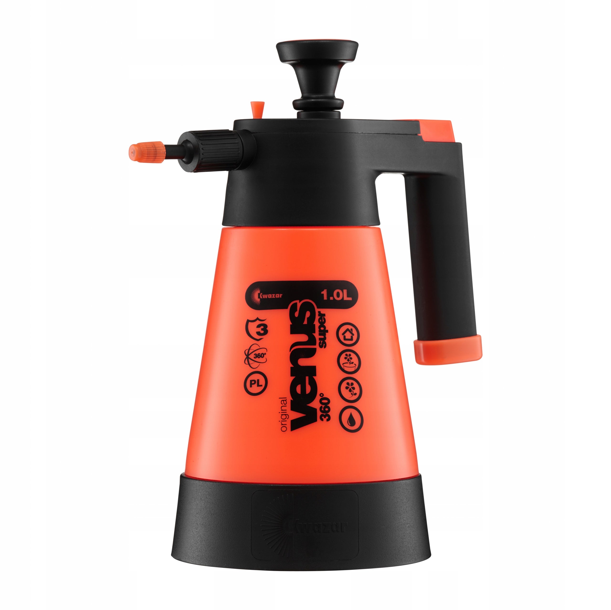 Kwazar Sprayer Venus Super 360 1L manual for flower plant care Packaging status original