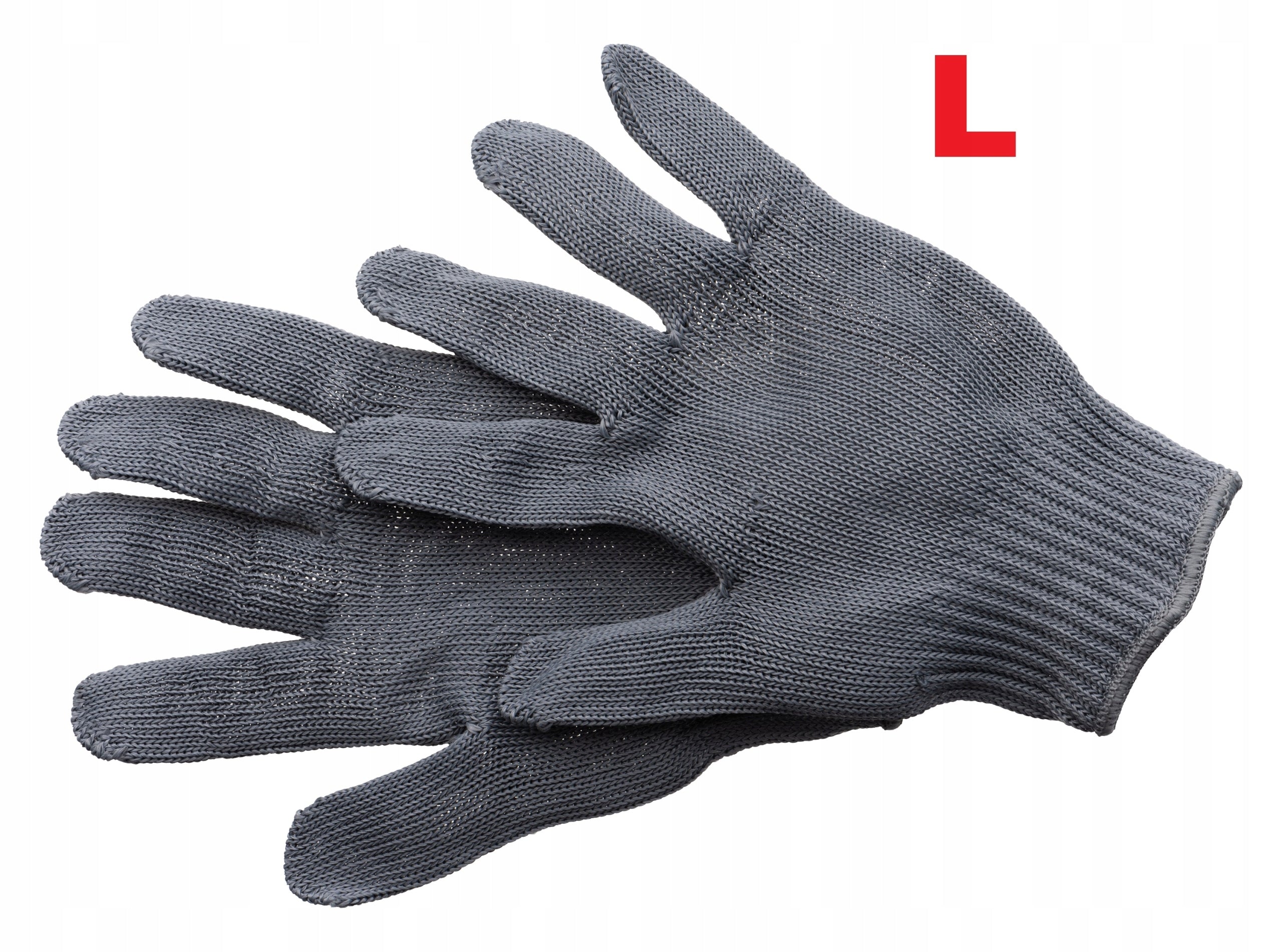 L ANTI-CUT FISH FILLETING GLOVES WITH STEEL WEAVE