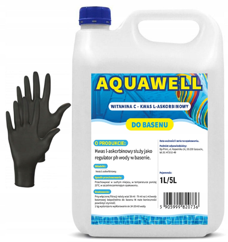 L-Ascorbic Acid VITAMIN C 5L for swimming pool 5 L