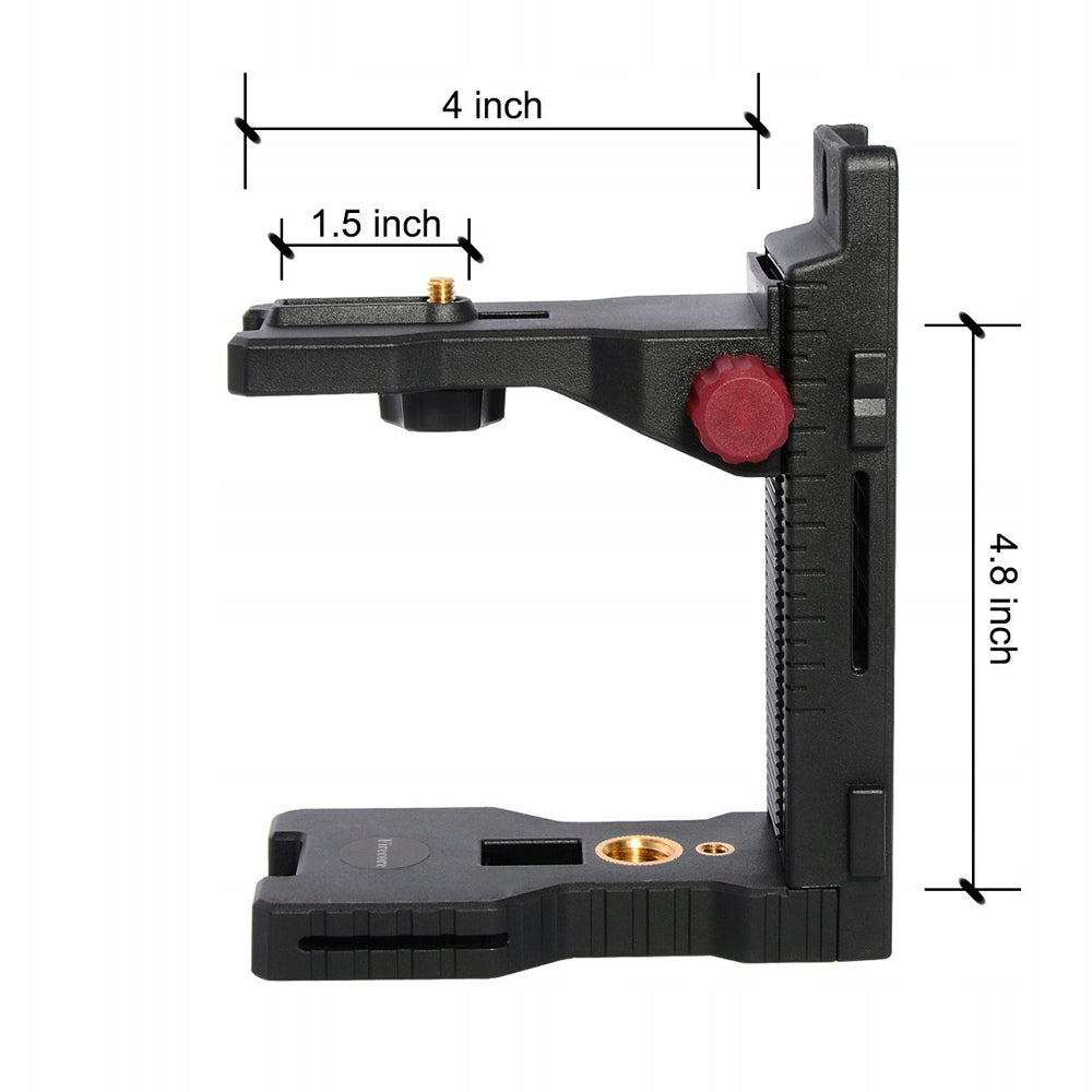 L Laser Shaped Magnetic Bracket Wall Mount 1/4'' 5/8" Brand Firecore
