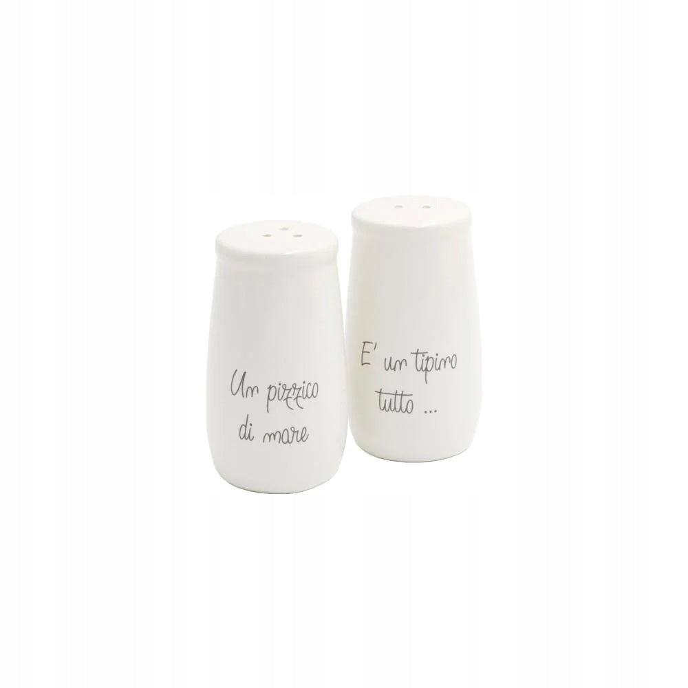 LA PORCELLANA BIANCA GLI ONESTI Salt and pepper set 58 ml