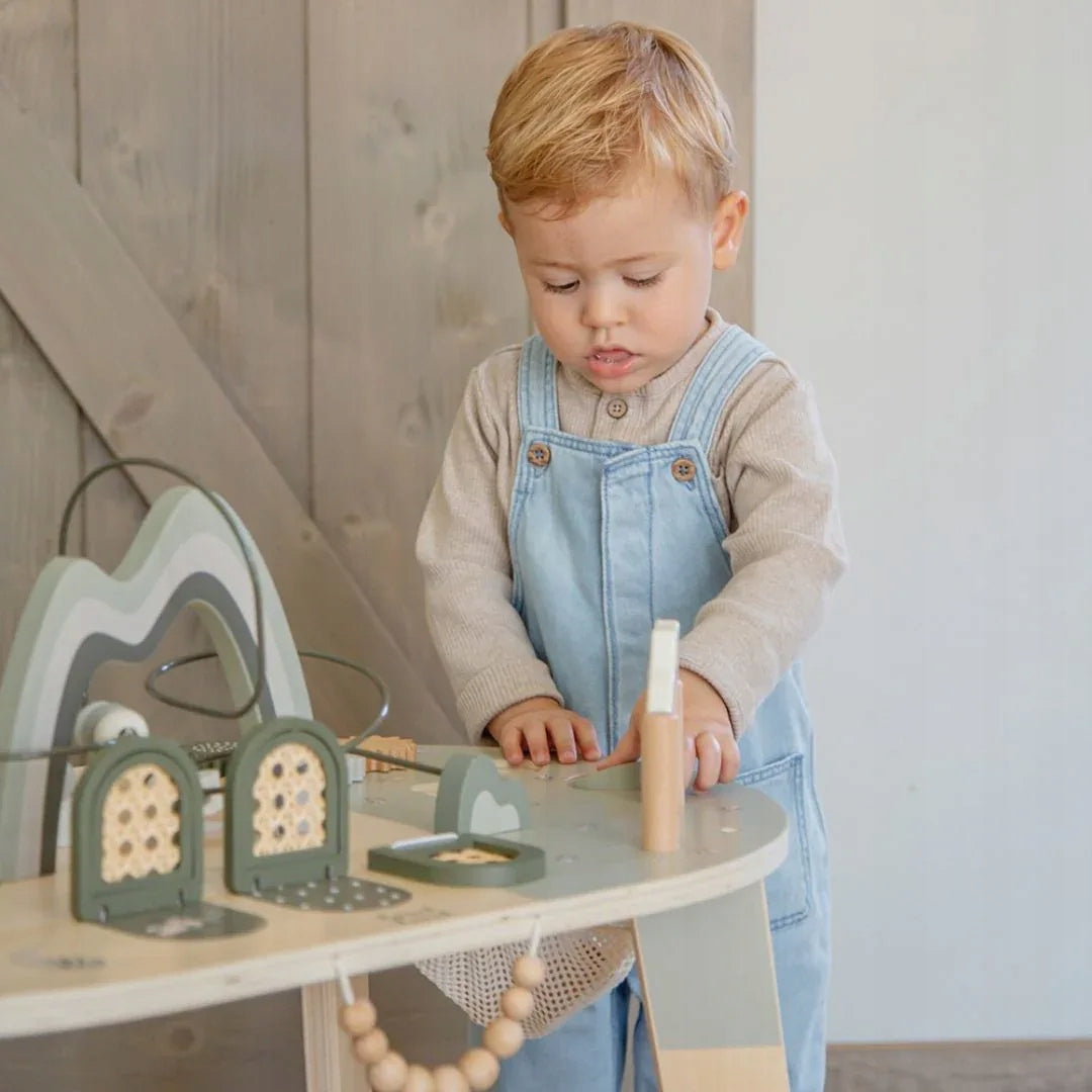 LABEL LABEL WOODEN EDUCATIONAL TABLE FOR A CHILD WITH VARIOUS ACTIVITIES Brand Label-Label