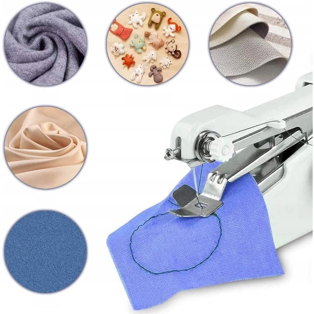 LACE MINI SEWING MACHINE QUICK REPAIR WHITE Dominant color white