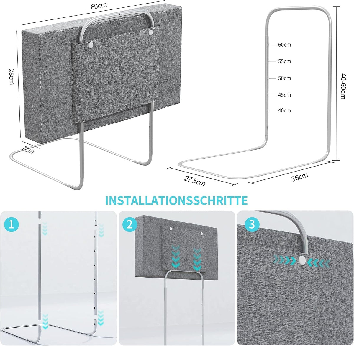 LAIWOO Barrier, safety barrier with height adjustment Brand no brand