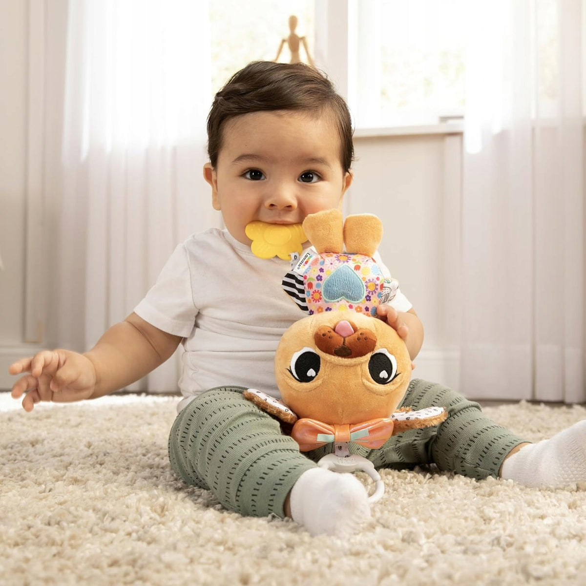 LAMAZE PENDANT DOG PUG MARLENKA sensory for baby +0 months Brand Lamaze