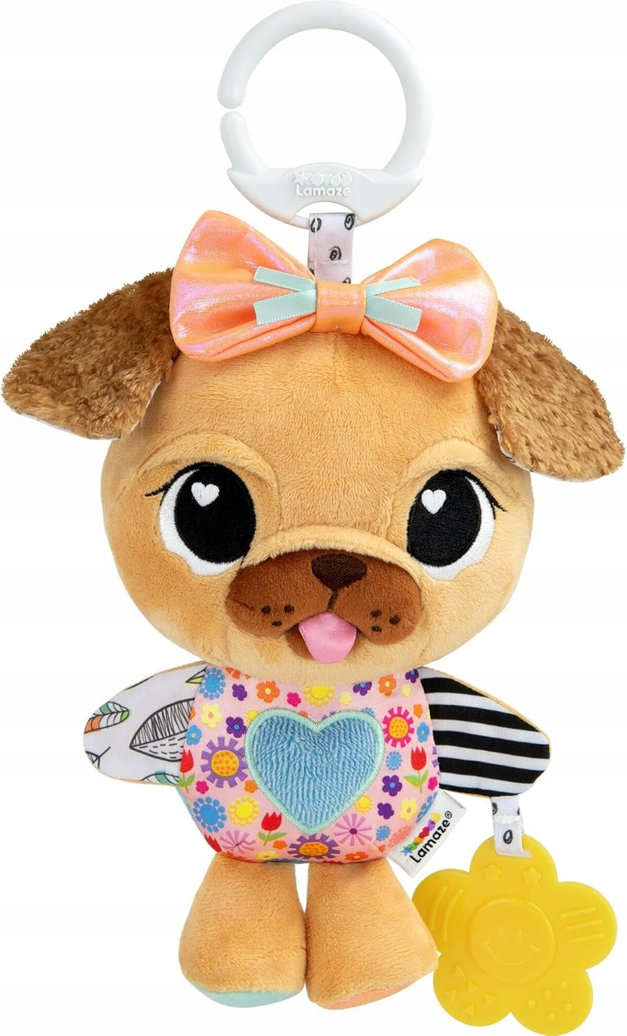 LAMAZE PENDANT DOG PUG MARLENKA sensory for baby +0 months